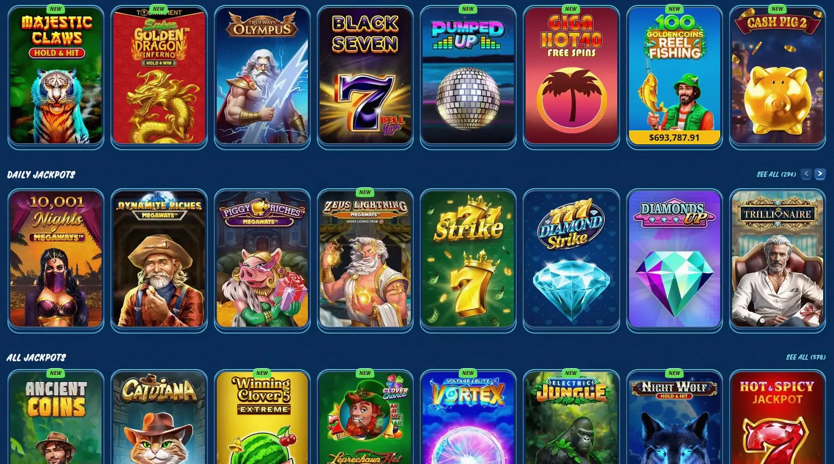 Overzicht van populaire spellen bij B7 online casino